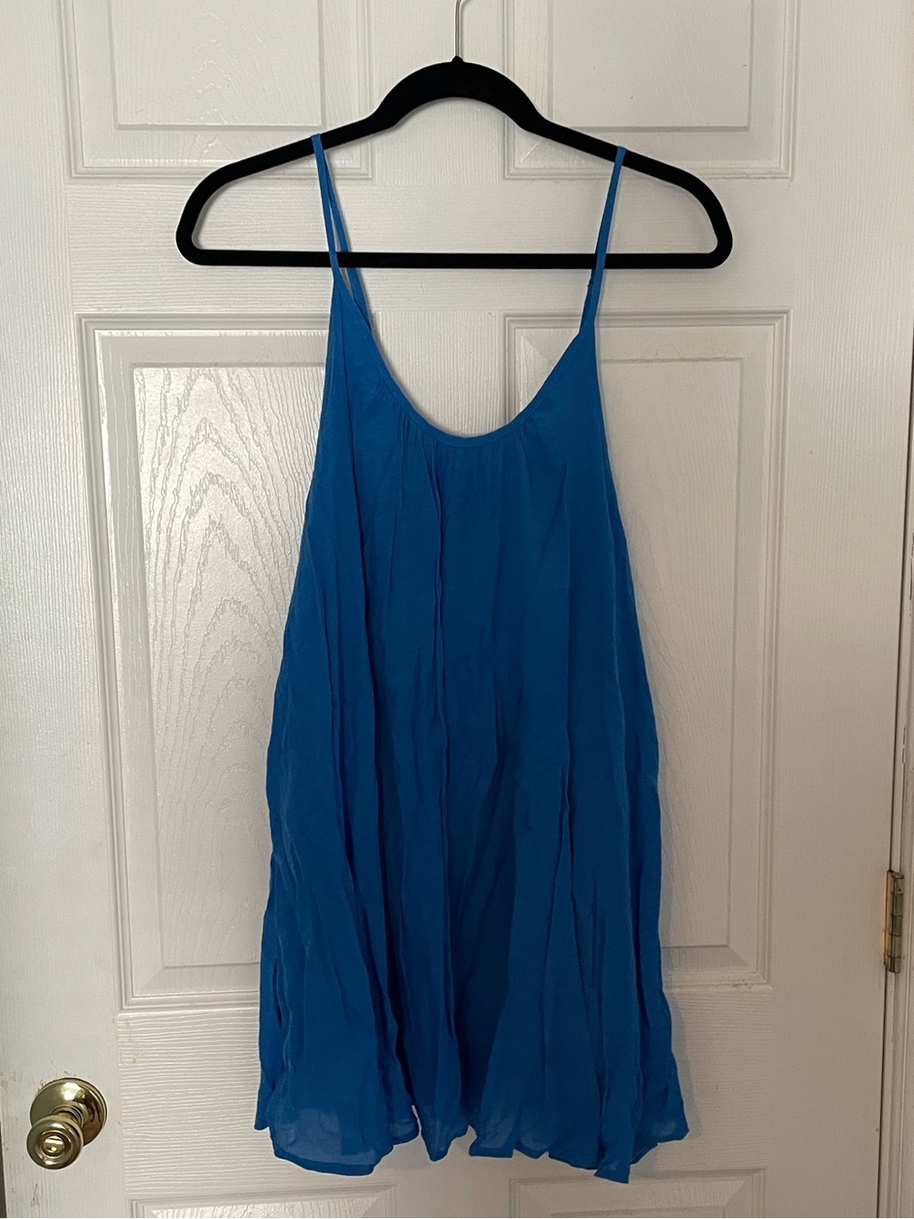 Kimchi Blue Vibrant Blue Spaghetti-Strap Flowy Camisole